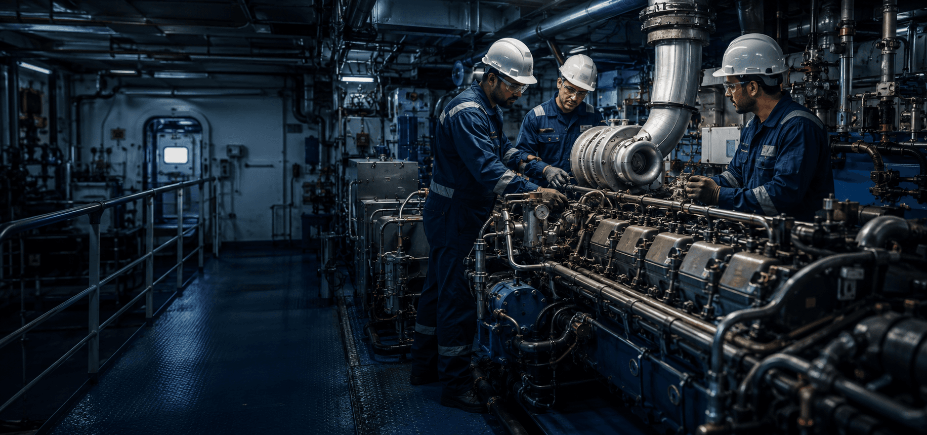 Marine engine overhaul and mechanical repair